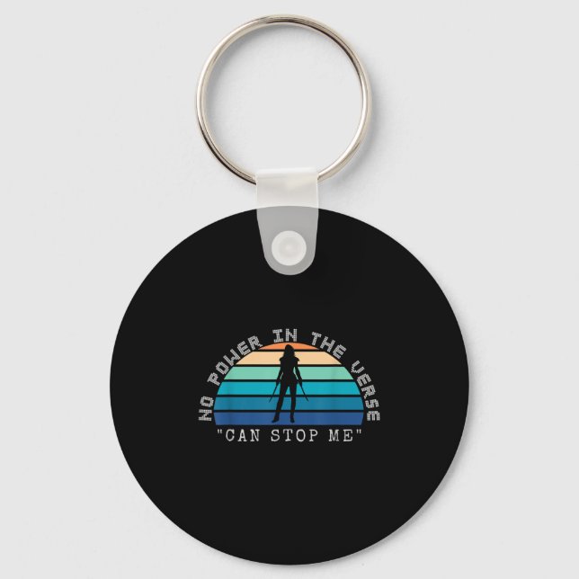 Llavero No Wer In The Verse Can Stop Me, Funny Insration Q (Anverso)