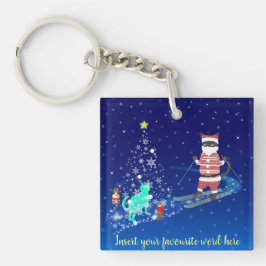 Llavero Noche Calentadora del Corazón de Santa