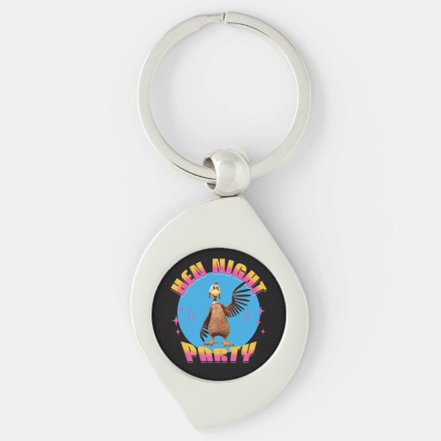 Llavero Noche de Chicas Fiesta Divertida Despedida de Solt (Anverso)