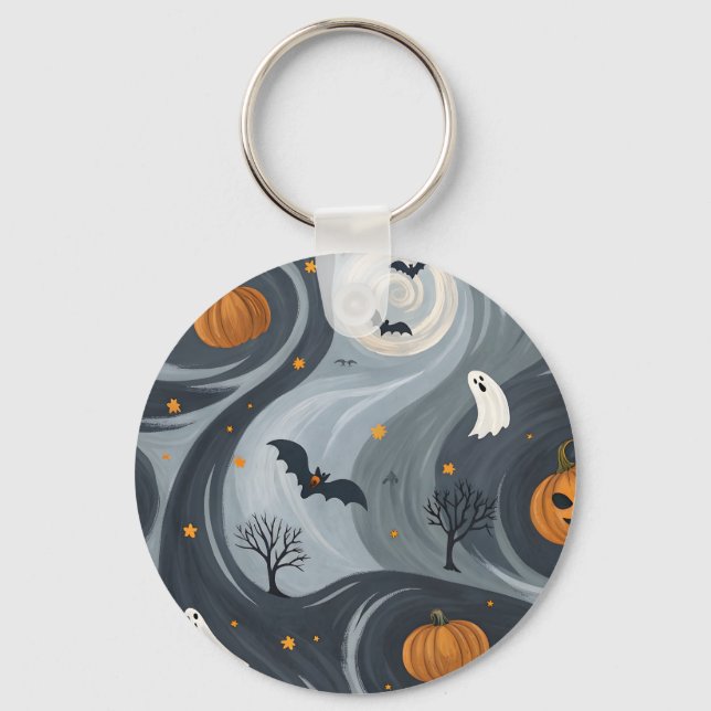 Llavero Noche de la Muerte de Halloween (Anverso)