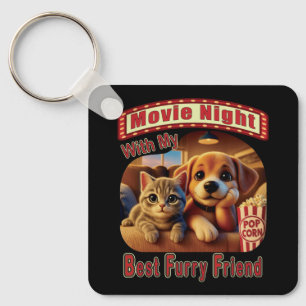 Llavero Noche de la película - Mejor Amigo del Furry - Gat