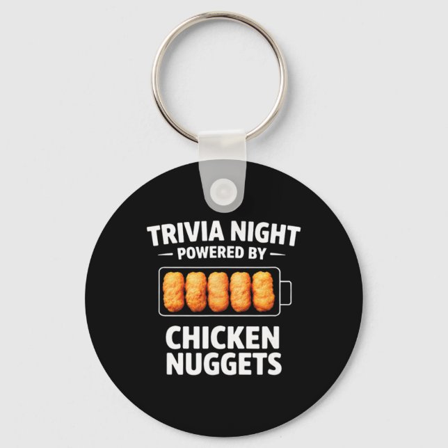 Llavero Noche de Trivia con el Poder de Nuggets de Pollo  (Anverso)
