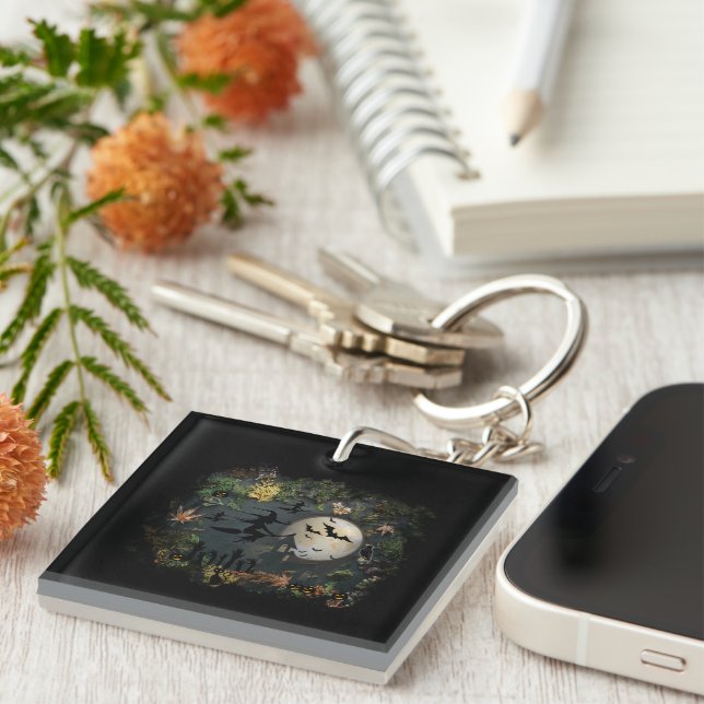 Llavero Noche del Fiesta de las brujas (Frente Derecha)