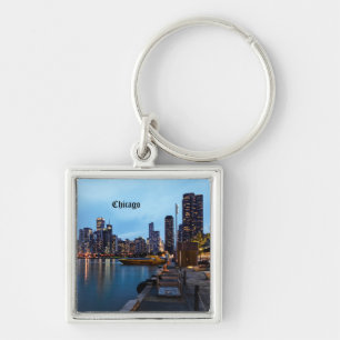 Llavero Noche En El Pier De La Marina