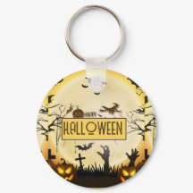 Noche espeluznante de Halloween con diseño otoñal