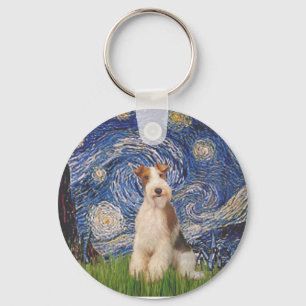 Llavero Noche estrellada - Cable Fox Terrier 3