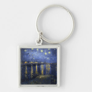 Llavero Noche estrellada sobre el Ródano