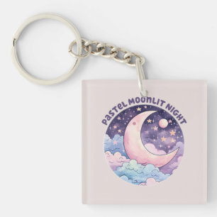 Llavero Noche Pastel Moonlit - Luna Crescent Dreamy