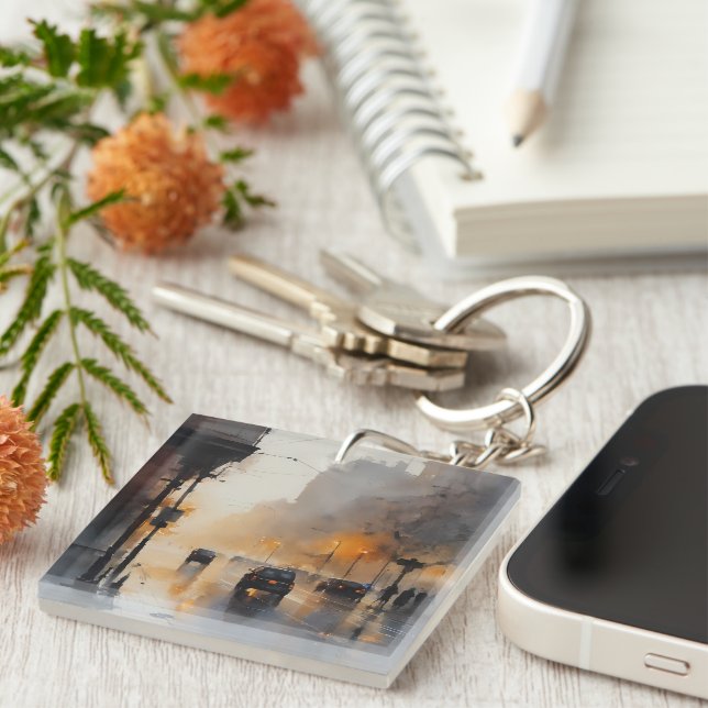 Llavero Noche urbana Misty (Frente Derecha)