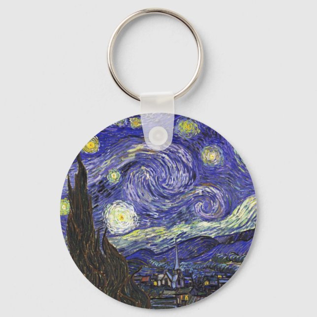 Llavero Noche Van Gogh Starry (Anverso)