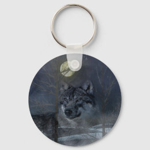Llavero Noche Wolf Spirit Moon