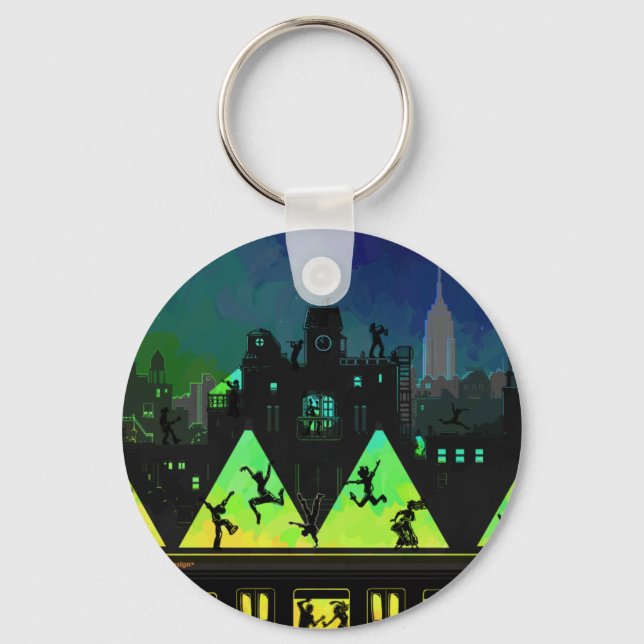 Llavero Noches de Boogie de Nueva York (Anverso)