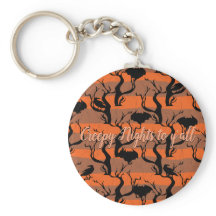 Noches espeluznantes para el tema Keychain_naranja