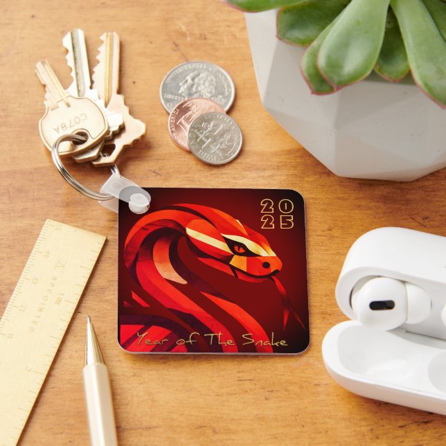 Llavero Nochevieja de Año Nuevo Chino 2025 BSqK03 (Escritorio )