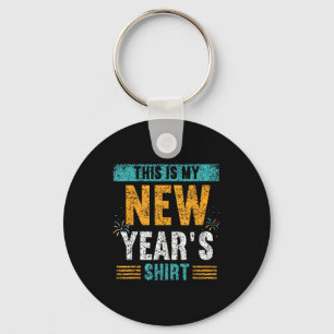Llavero Nochevieja Feliz Año Nuevo Hombres Mujeres Silvest