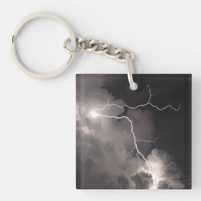 Llavero Nocturna tormenta nubla Keychain (Frente)