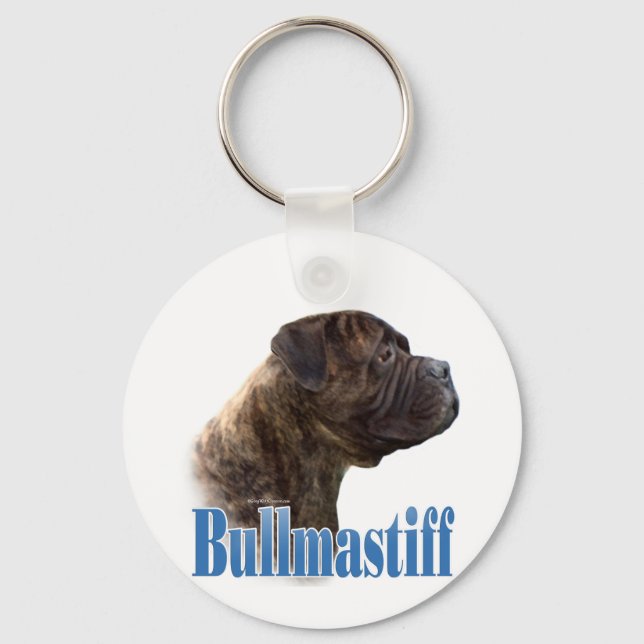 Llavero Nombre Brindle Bullmastiff (Anverso)