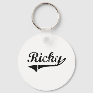 Llavero Nombre clásico del estilo de Ricky