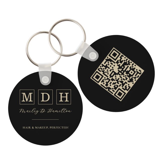 Llavero Nombre comercial promocional de código QR (Subido por el creador)