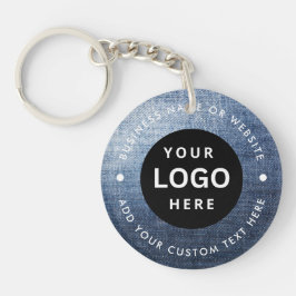 Llavero Nombre comercial y logotipo