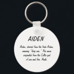 Llavero Nombre de Aiden significa<br><div class="desc">Nombre de Aiden significa clave</div>