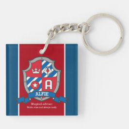 Llavero Nombre de Alfie que significa personalizado de páj