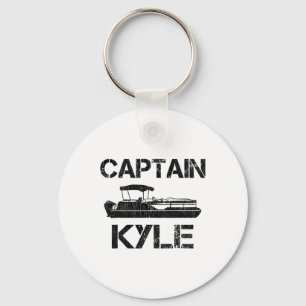 Llavero Nombre de barco personalizado Capitán Kyle Pontoon
