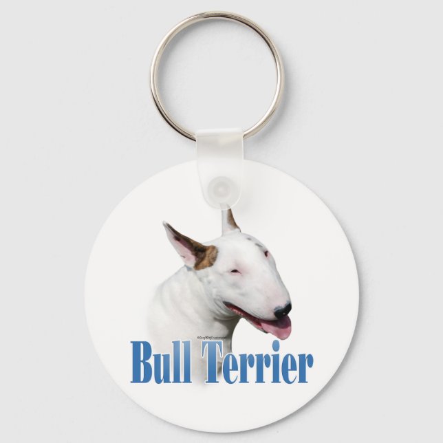 Llavero Nombre de Bull Terrier (Anverso)