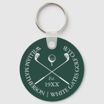 Nombre de club de golf clásico personalizado esmer