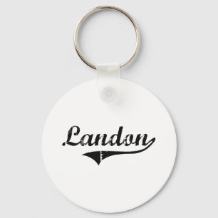 Llavero Nombre de estilo clásico de Landon