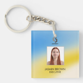 Llavero nombre de fondo mágico Personalizado 