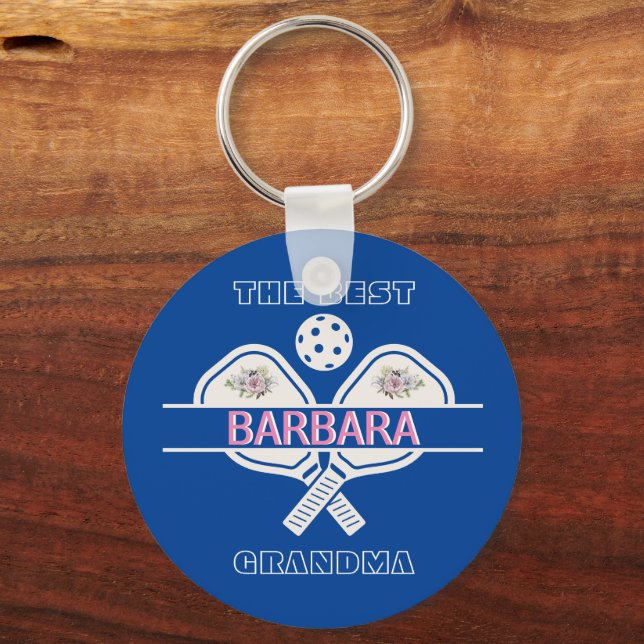 Llavero Nombre de la mejor abuela Paddle (Anverso)