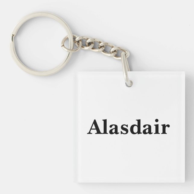 Llavero Nombre de los hombres de Alasdair, (Frente)