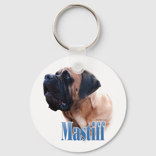 Llavero Nombre de mastiff (albaricoque) (Anverso)