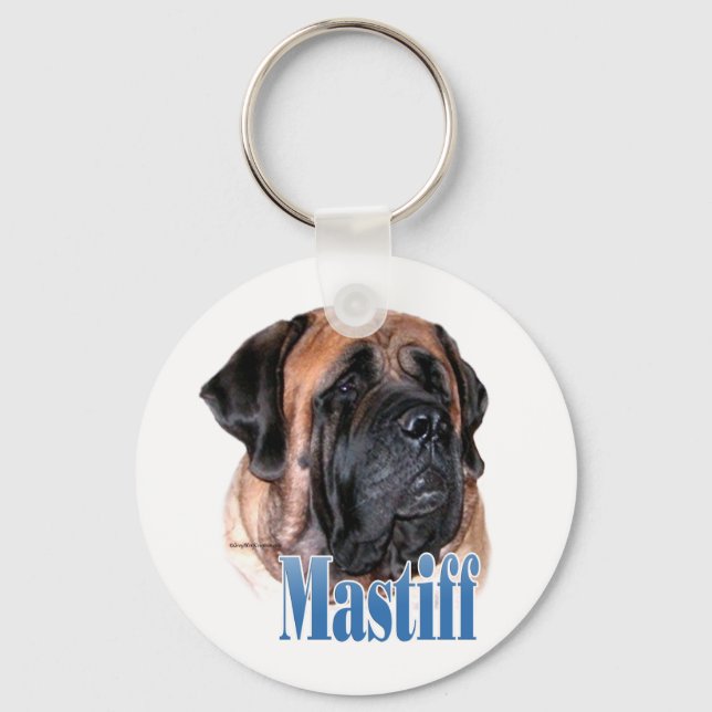 Llavero Nombre de mastiff (apricot2) (Anverso)