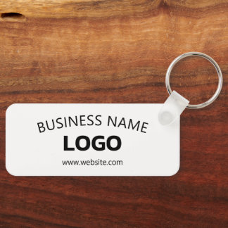 Llavero Nombre de negocio editable, sitio web y logotipo c