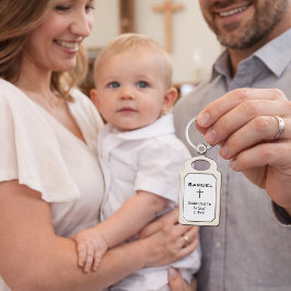 Llavero Nombre de niño dedicado a Dios