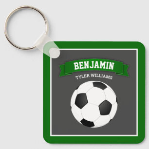 Llavero Nombre de niños de balón de fútbol moderno