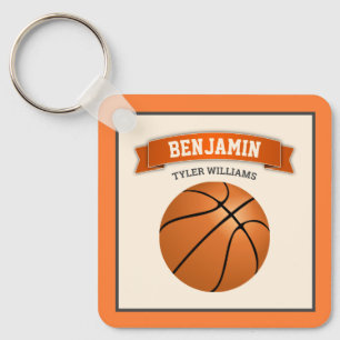 Llavero Nombre de niños de baloncesto moderno