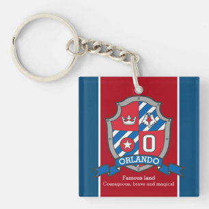 Llavero Nombre de Orlando que significa "niño escudo" pája