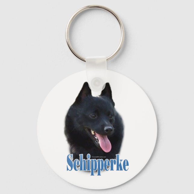 Llavero Nombre de Schipperke (Anverso)