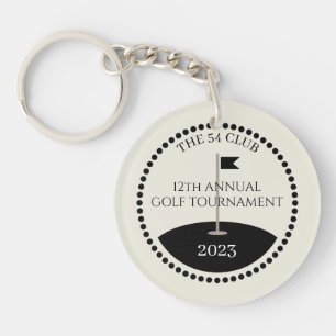 Llavero Nombre del club de torneo de golf