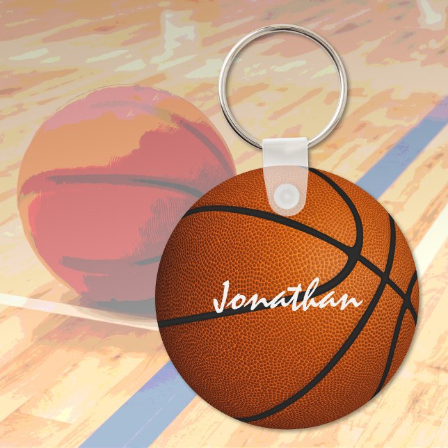 Llavero nombre del equipo de baloncesto del chica del niño (Subido por el creador)