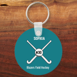 Llavero Nombre del equipo de hockey sobre hierba personali