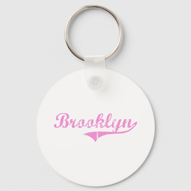 Llavero Nombre del estilo clásico de Brooklyn (Anverso)