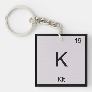 Llavero Nombre del kit Elemento Químico Tabla Periódica