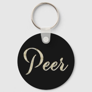 Llavero Nombre del mismo nivel botón whitegold Button Schl