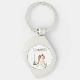 Llavero Nombre del personalizable Cavalier King Charles Sp