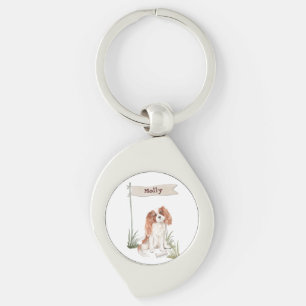 Llavero Nombre del personalizable Cavalier King Charles Sp