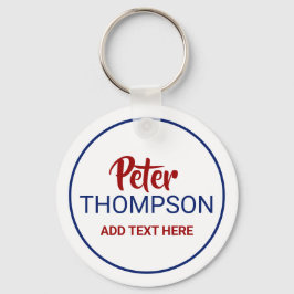 Llavero nombre del propietario de las claves